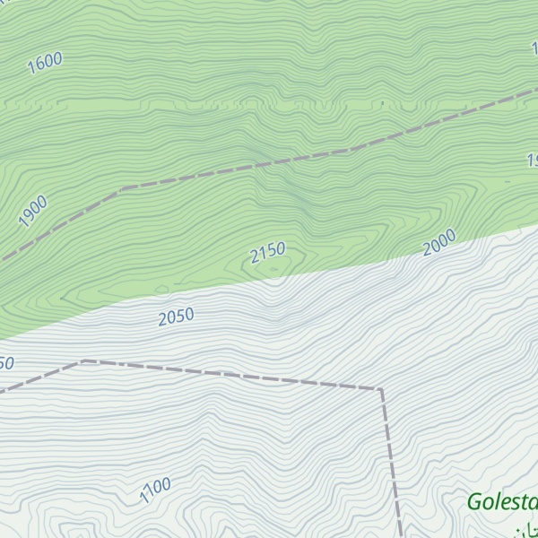 Map of Kūh-e Yelāq