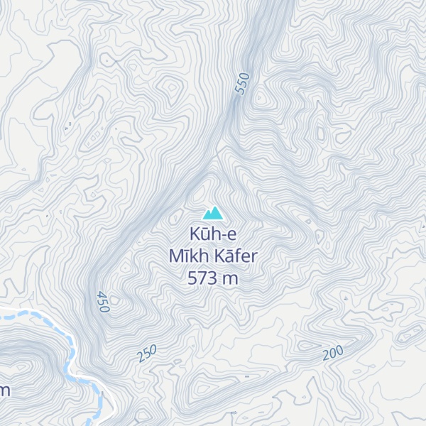 Map of Kūh-e Mīkh Kāfer