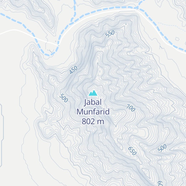 Map of Jabal Munfarid