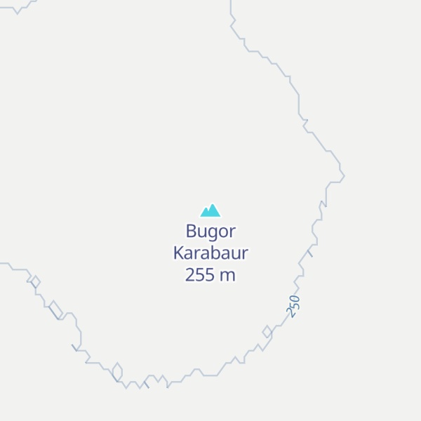 Map of Bugor Karabaur