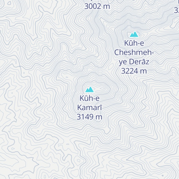 Map of Kūh-e Kamarī