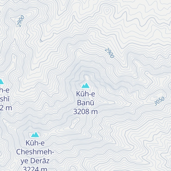 Map of Kūh-e Banū