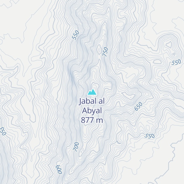 Map of Jabal al Abyal