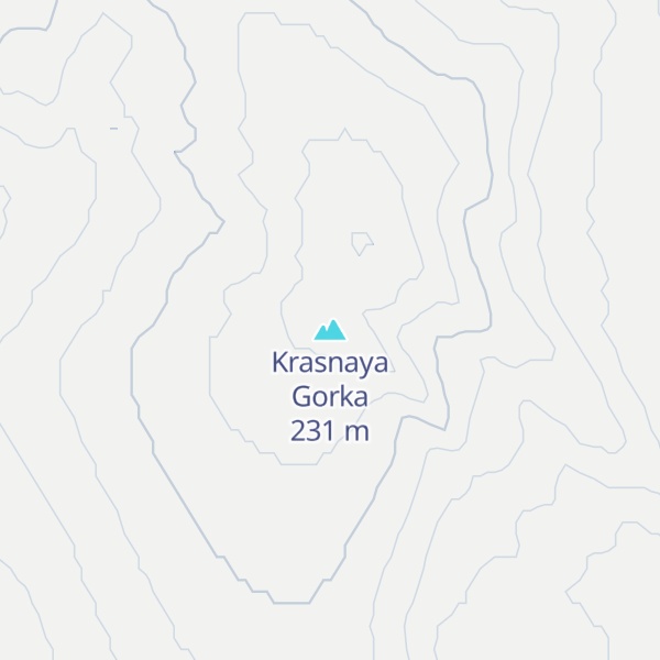 Map of Krasnaya Gorka