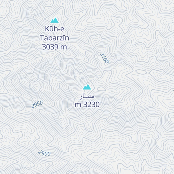 Map of منسار