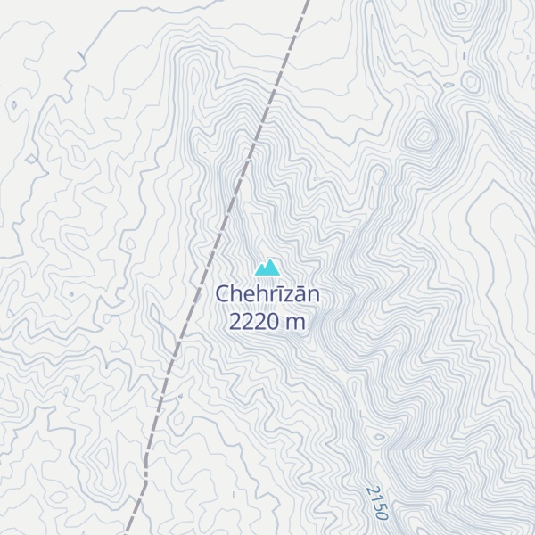 Map of Chehrīzān