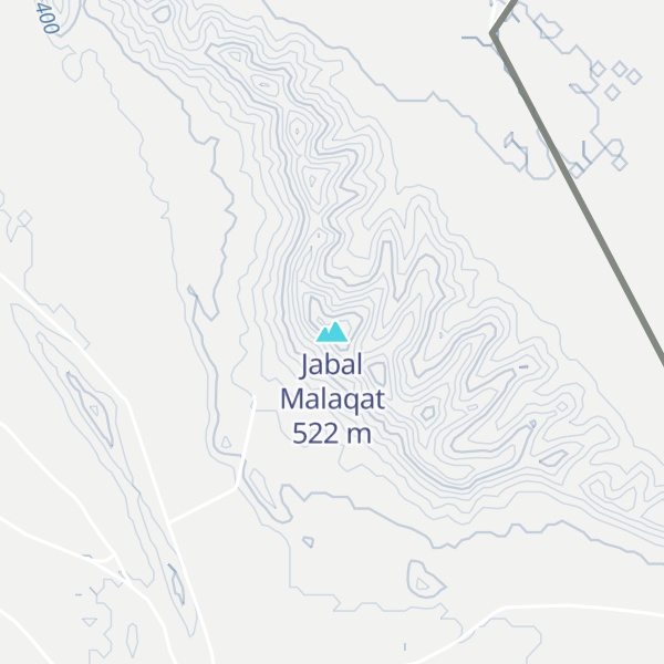 Map of Jabal Malaqat