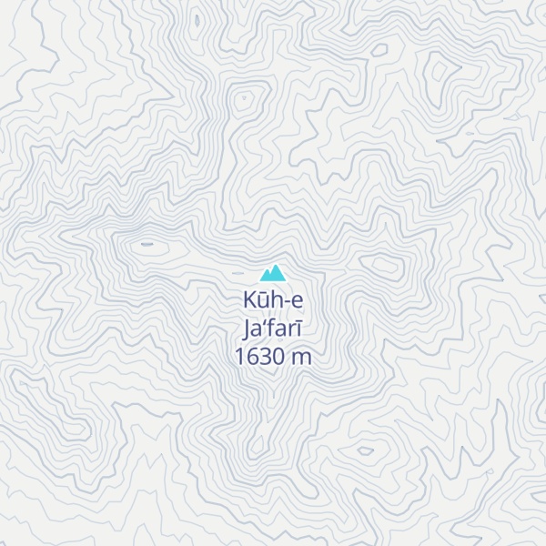 Map of Kūh-e Ja‘farī