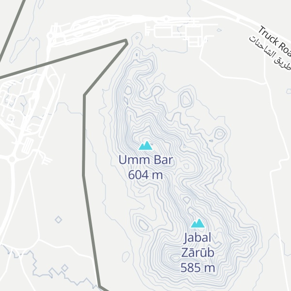 Map of Umm Bar