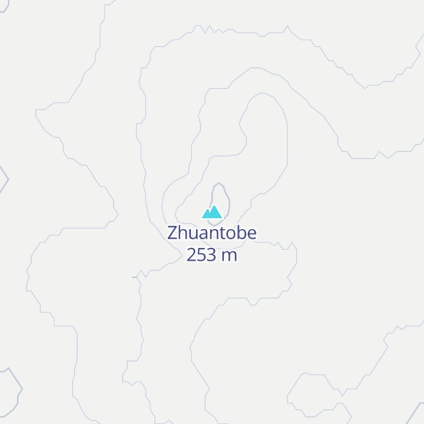 Map of Zhuantobe