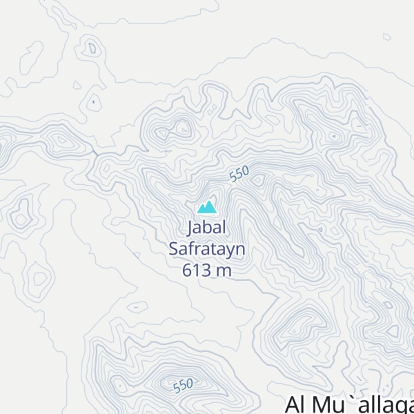 Map of Jabal Safratayn