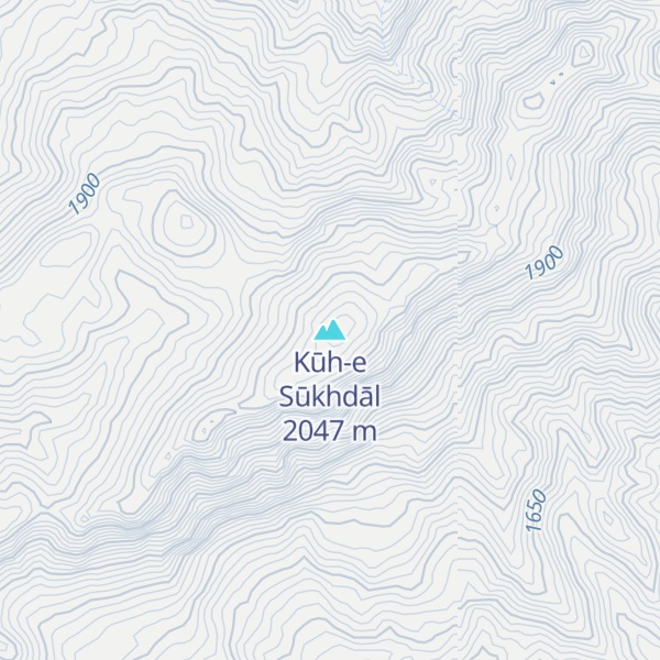 Map of Kūh-e Sūkhdāl