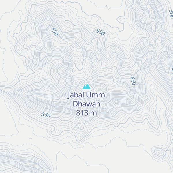 Map of Jabal Umm Dhawan