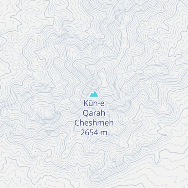 Map of Kūh-e Qarah Cheshmeh