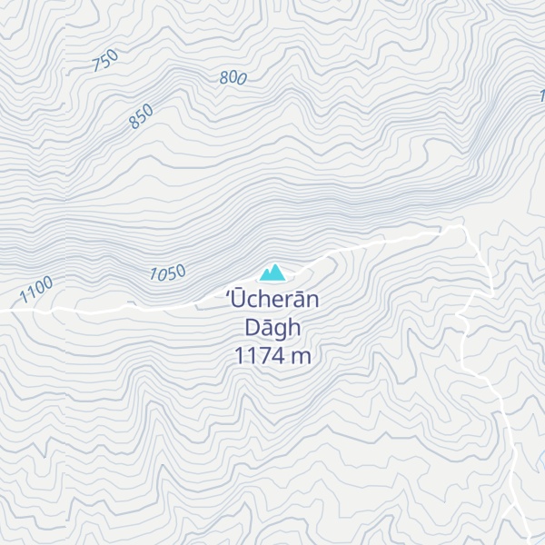 Map of ‘Ūcherān Dāgh