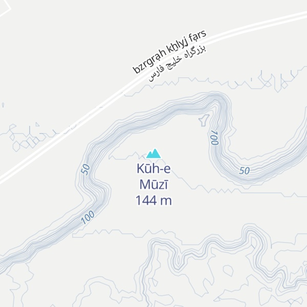 Map of Kūh-e Mūzī