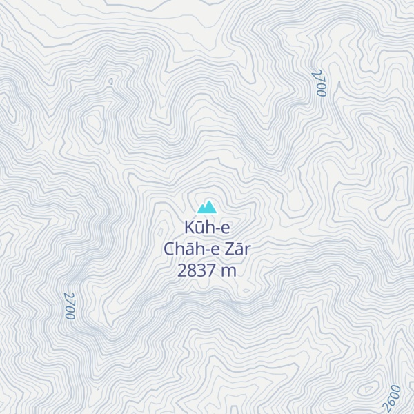 Map of Kūh-e Chāh-e Zār