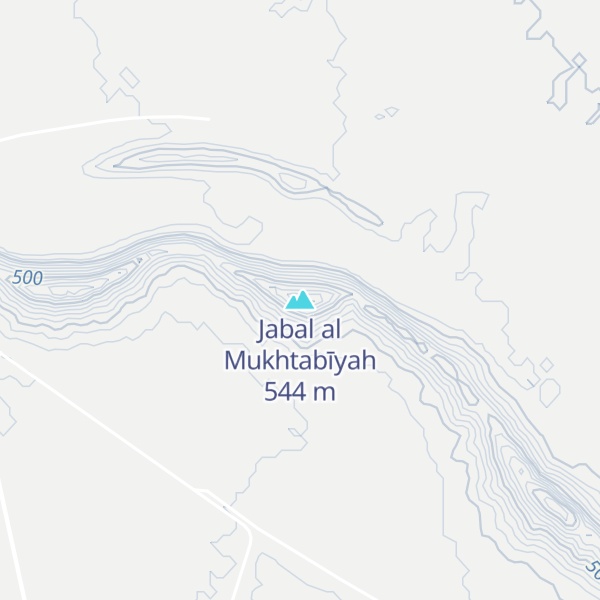 Map of Jabal al Mukhtabīyah
