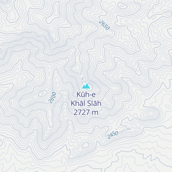 Map of Kūh-e Khāl Sīāh