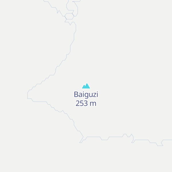 Map of Baiguzi