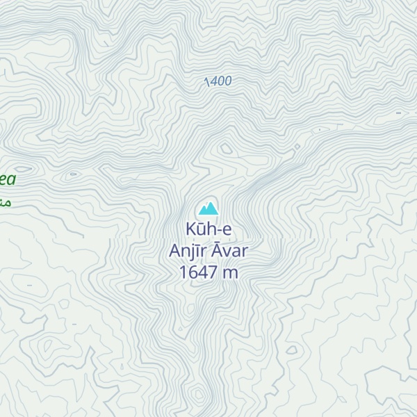 Map of Kūh-e Anjīr Āvar