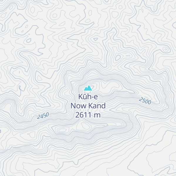 Map of Kūh-e Now Kand