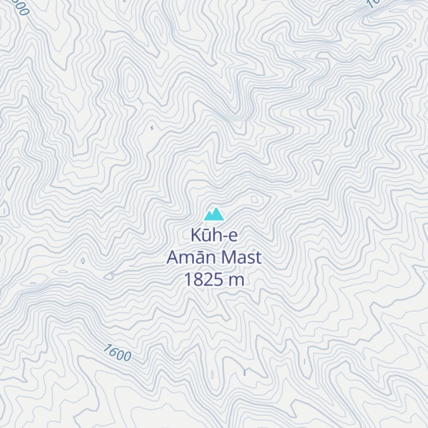 Map of Kūh-e Amān Mast