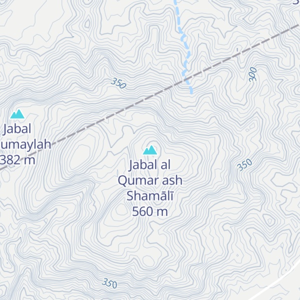 Map of Jabal al Qumar ash Shamālī