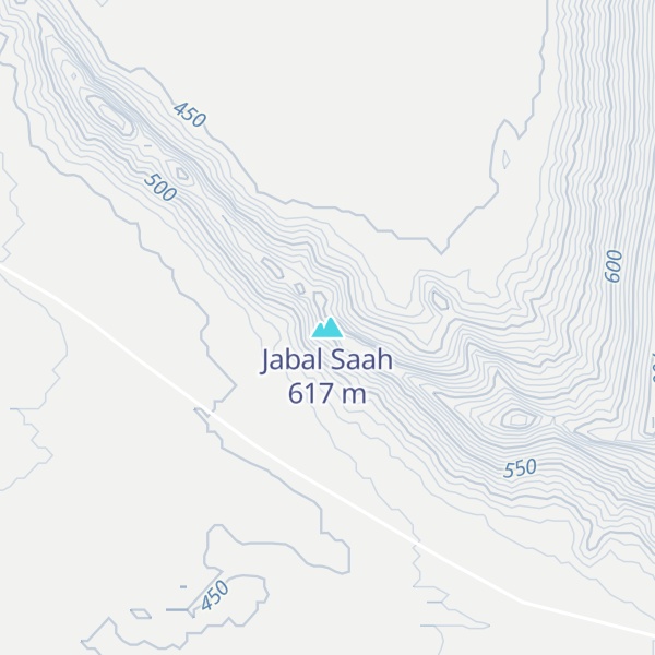 Map of Jabal Saah