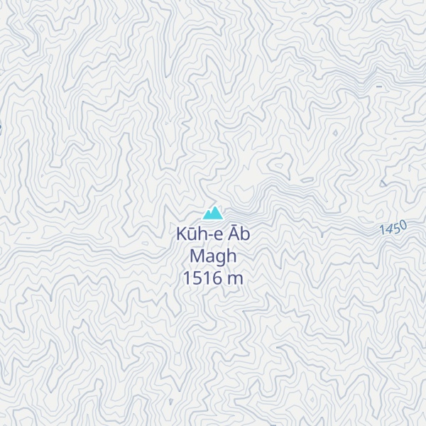 Map of Kūh-e Āb Magh