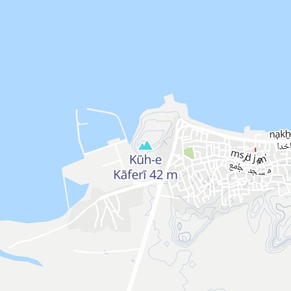Map of Kūh-e Kāferī