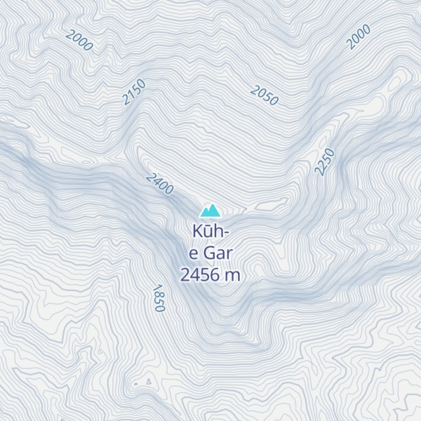 Map of Kūh-e Gar