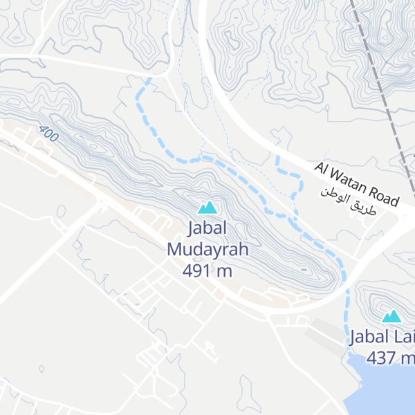 Map of Jabal Mudayrah