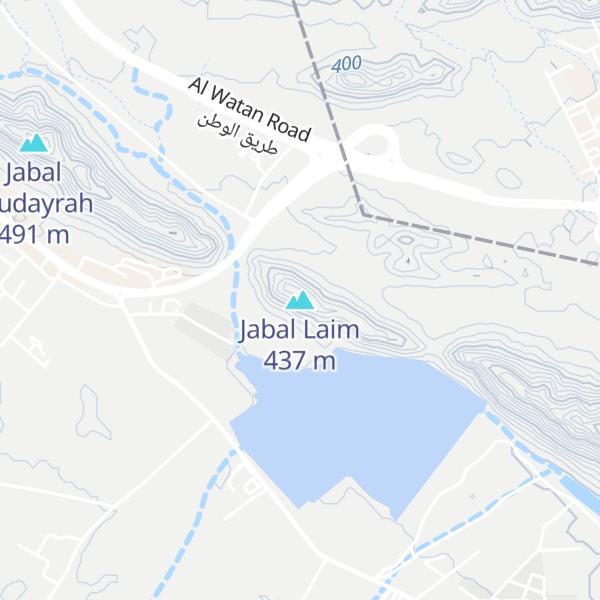 Map of Jabal Laim