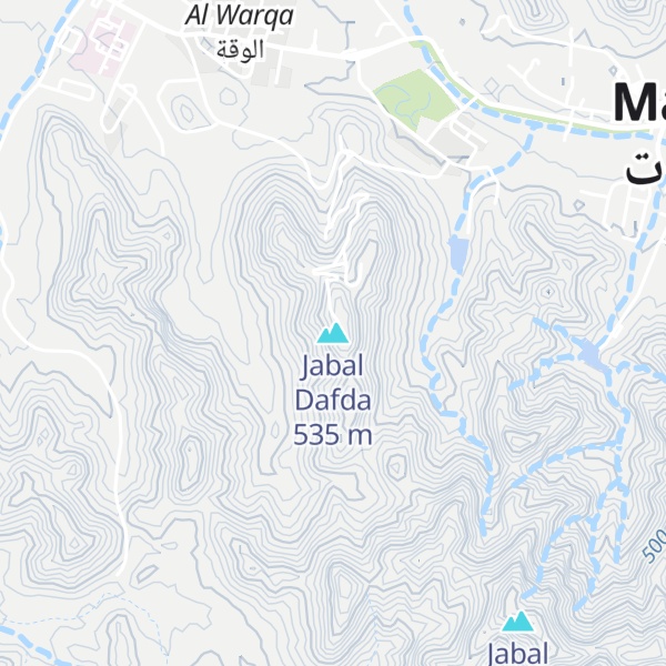 Map of Jabal Dafda