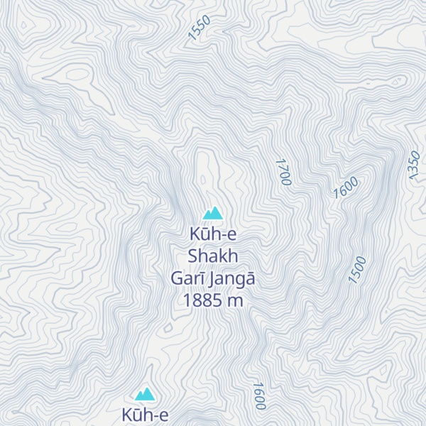 Map of Kūh-e Shakh Garī Jangā