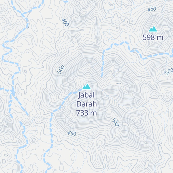Map of Jabal Darah