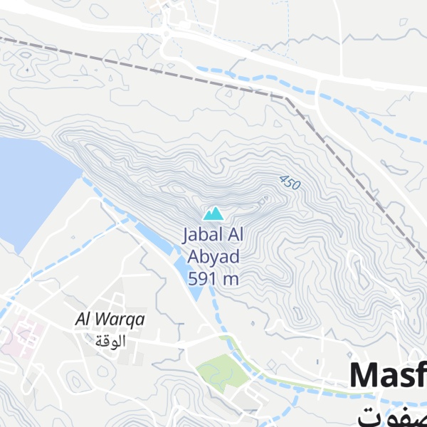 Map of Jabal Al Abyad