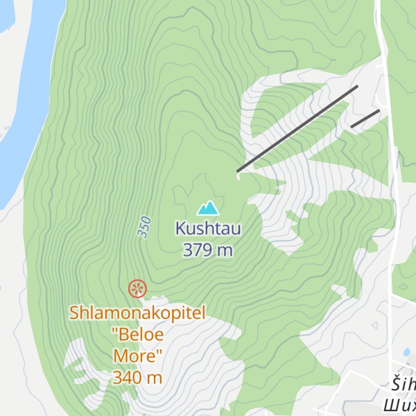Map of Kushtau