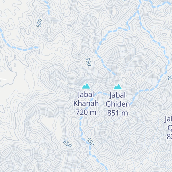 Map of Jabal Khanah