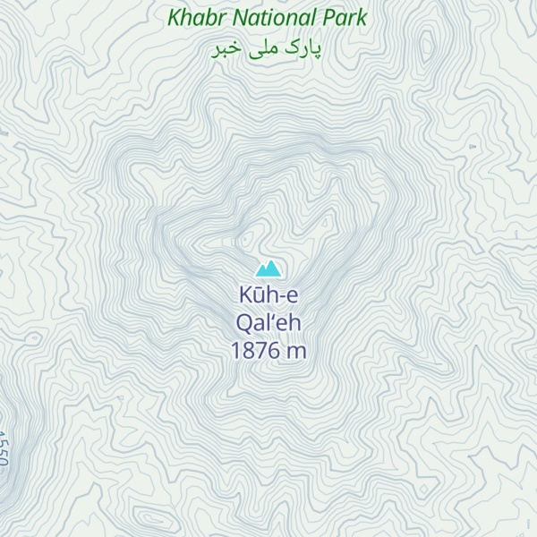 Map of Kūh-e Qal‘eh