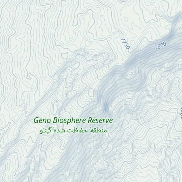 Map of Kūh-e Genow