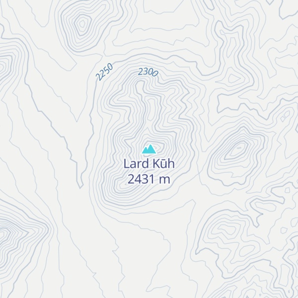 Map of Lard Kūh