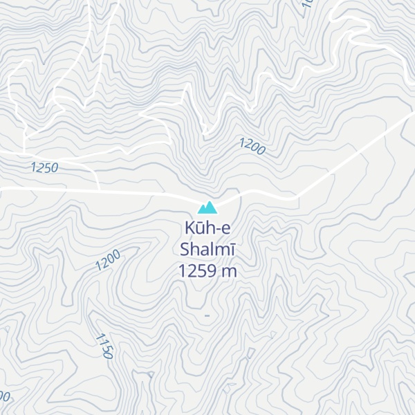 Map of Kūh-e Shalmī
