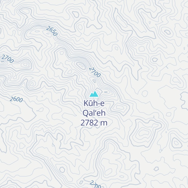 Map of Kūh-e Qal‘eh