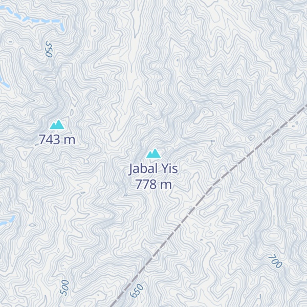 Map of Jabal Yis