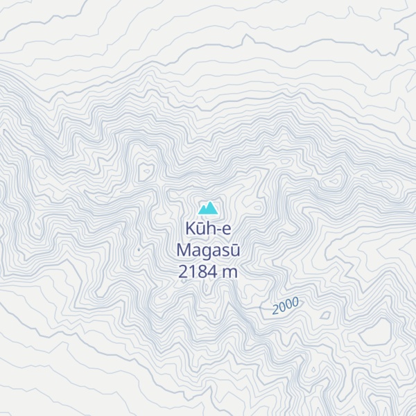 Map of Kūh-e Magasū