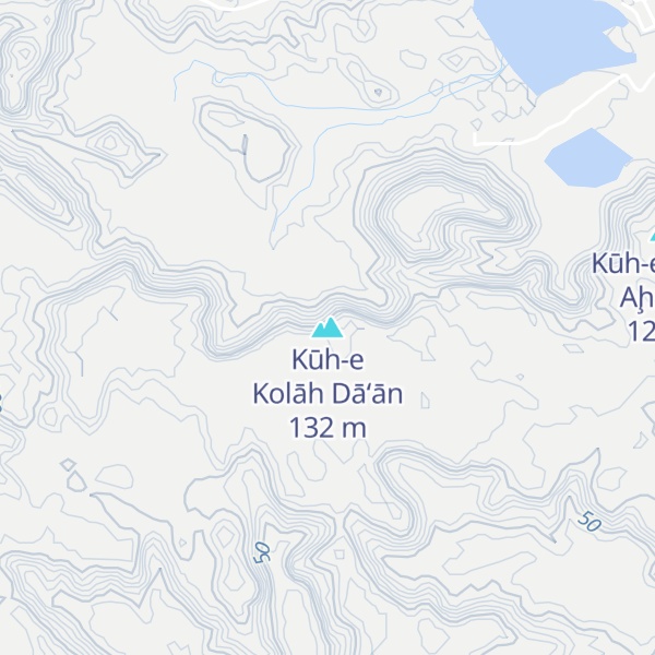 Map of Kūh-e Kolāh Dā‘ān
