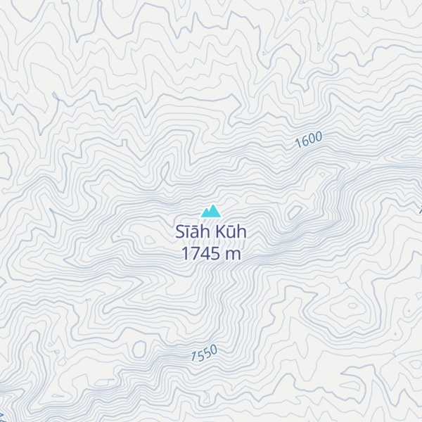 Map of Sīāh Kūh