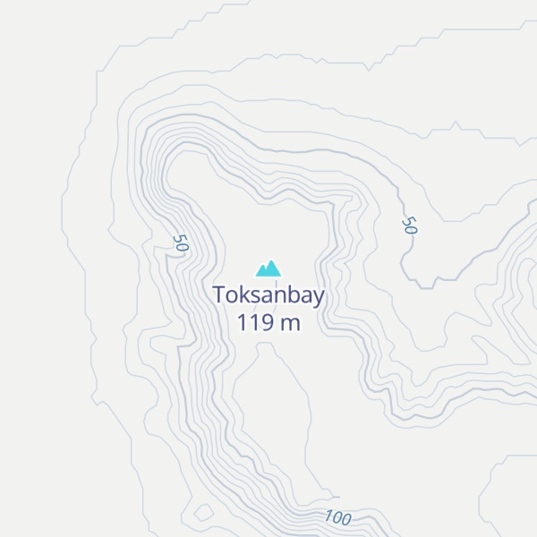 Map of Toksanbay